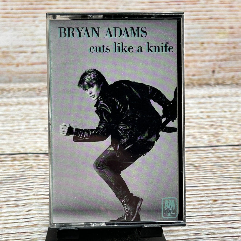 Bryan Adams Cuts Like A Knife Cassette Tape 1983‎ A&M Records CS-3288 Rock Album